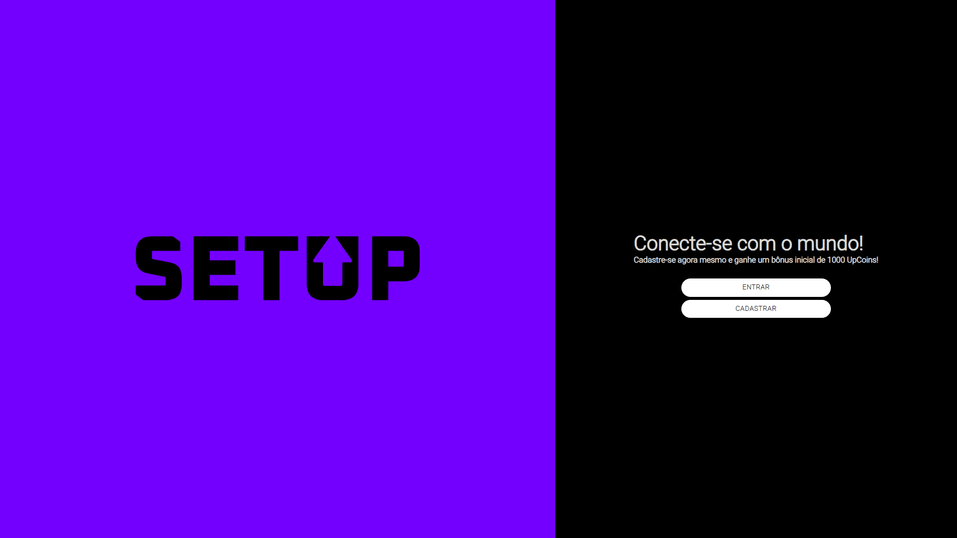 SetUp Landing Page Preview